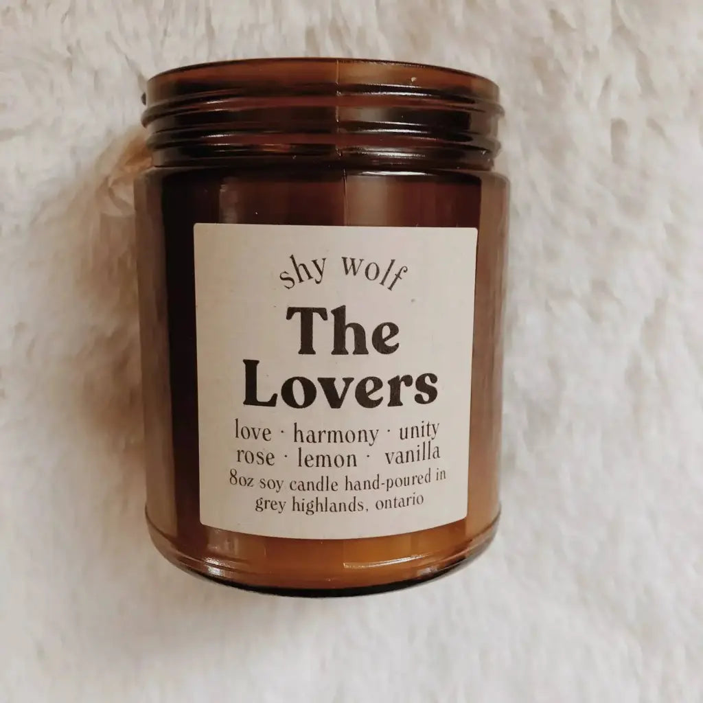 Shy Wolf Candles: The Tarot Collection - Lovers Candles