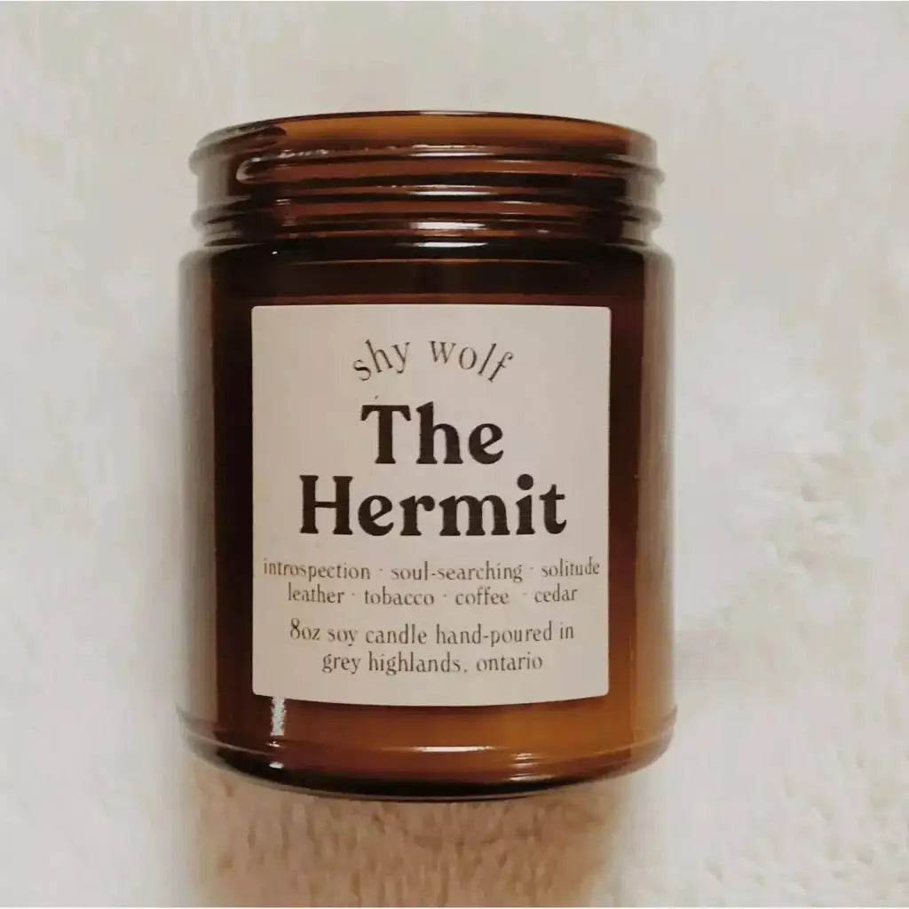 Shy Wolf Candles: The Tarot Collection - Hermit Candles
