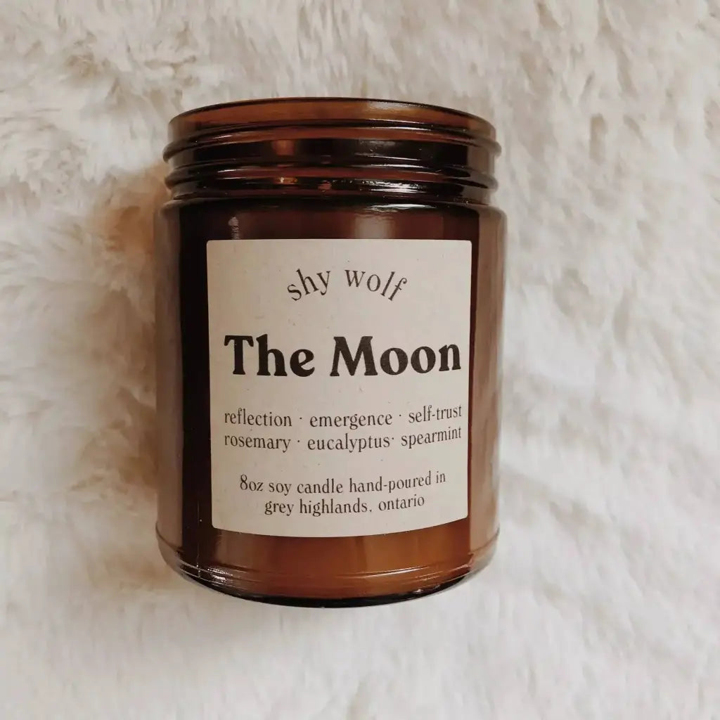 Shy Wolf Candles: The Tarot Collection - Moon Candles