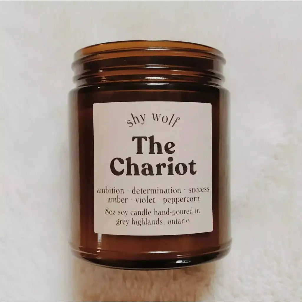 Shy Wolf Candles: The Tarot Collection - Chariot Candles
