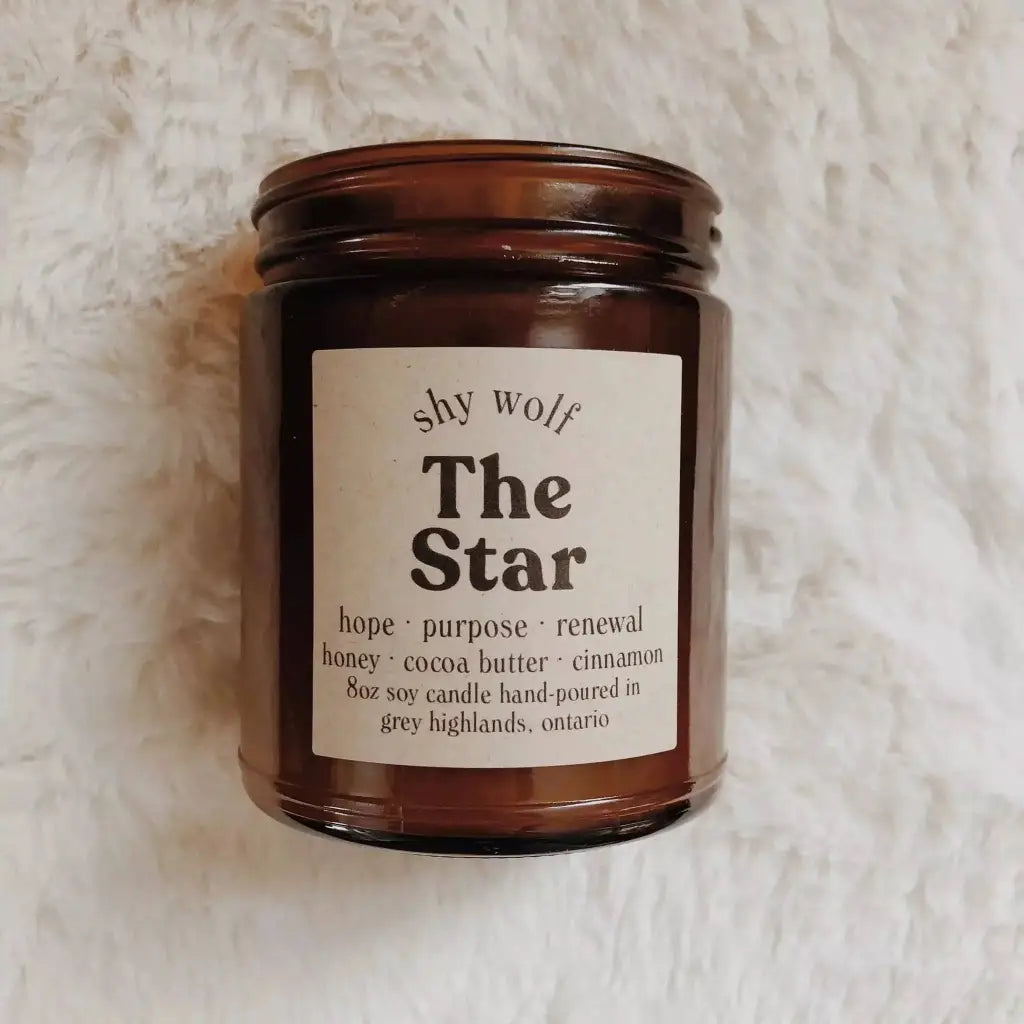 Shy Wolf Candles: The Tarot Collection - Star Candles