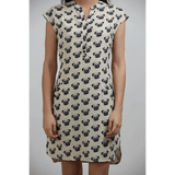 Pug Face Print Tunic Dress