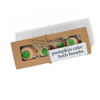 Pumpkin Cake Bath Bomb Gift Set