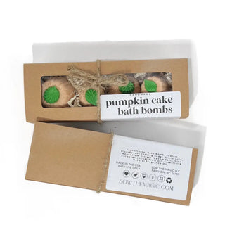 Pumpkin Cake Bath Bomb Gift Set