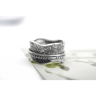 Spinner Ring - Artisan Sterling Silver Meditation