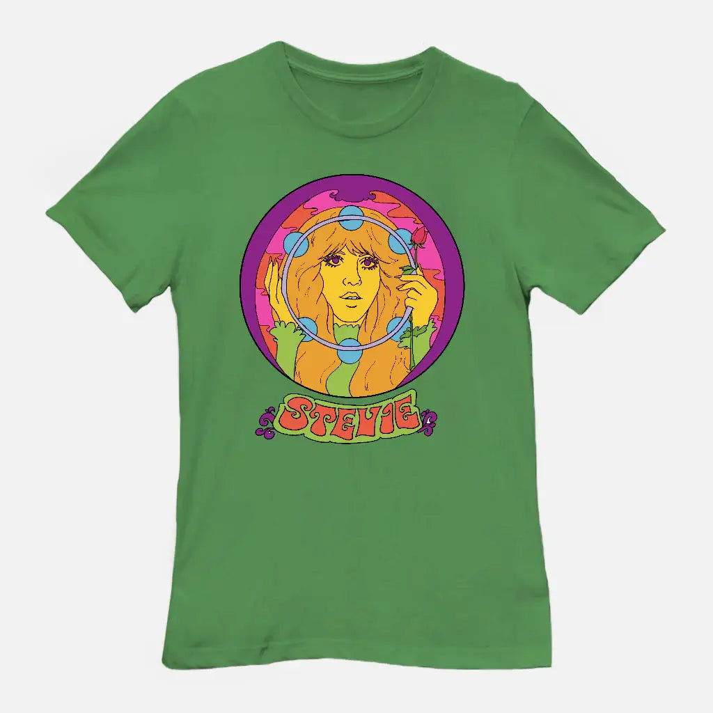 Stevie Nicks Shirt by Astral Weekend - Small / Green