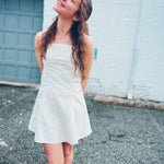 Boho Bliss Woven Fare Dress - Cream