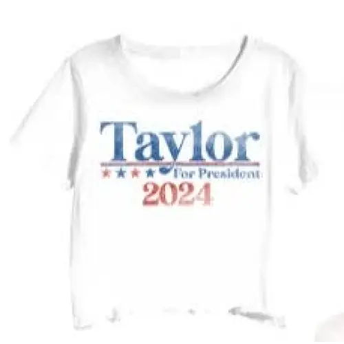 Taylor for President 2024 Crop Top - XS
