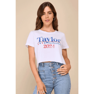 Taylor for President 2024 Crop Top - Large