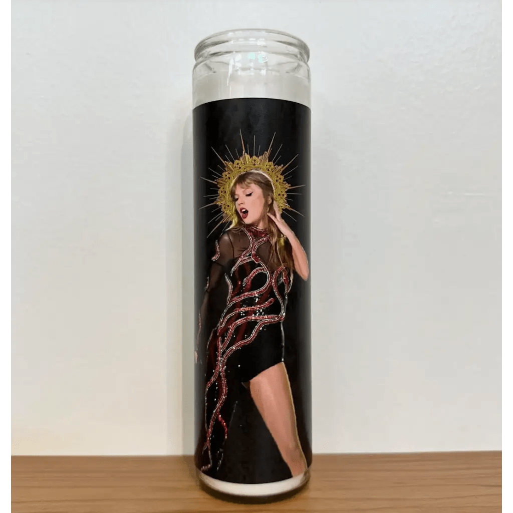 Taylor Swift Prayer Candle: Reputation - The Boho Depot