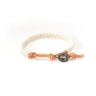 Th(E) Braid Bracelets - White