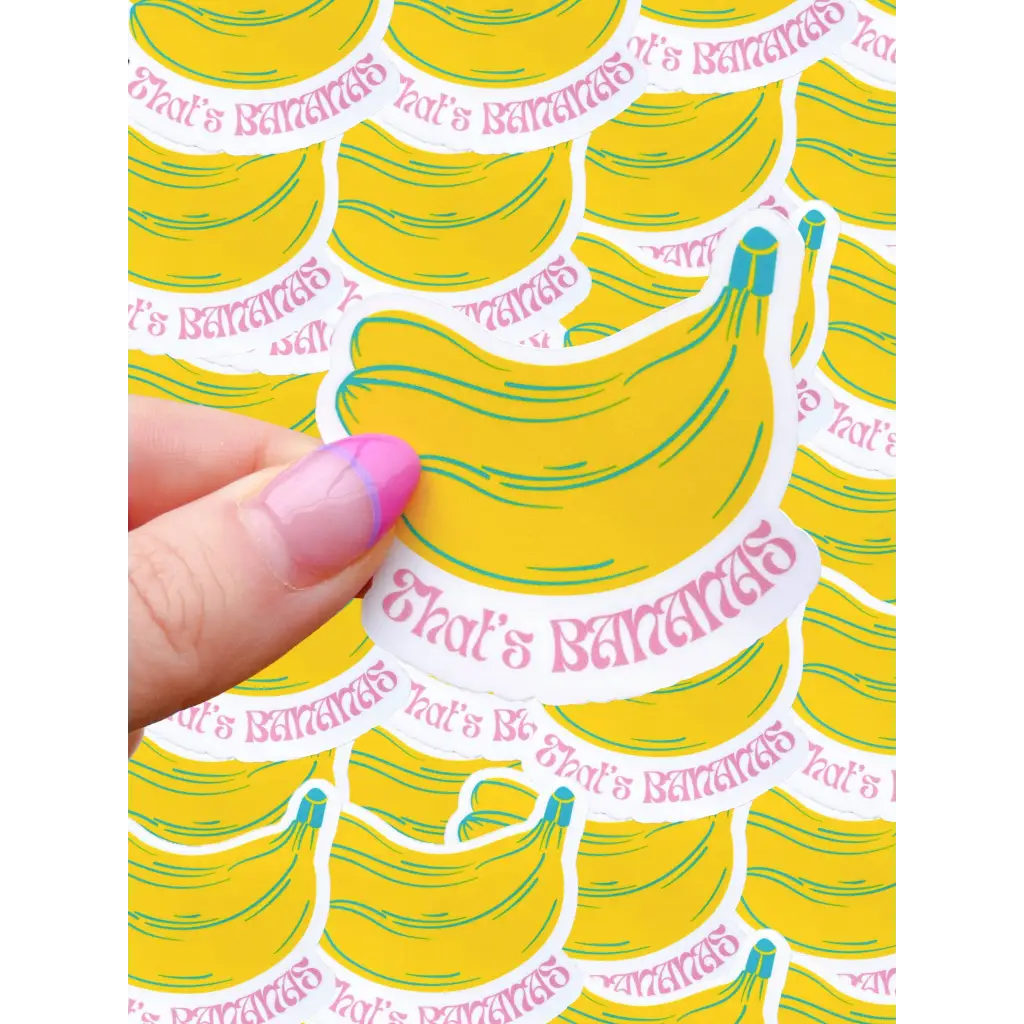 That’s bananas waterproof sticker