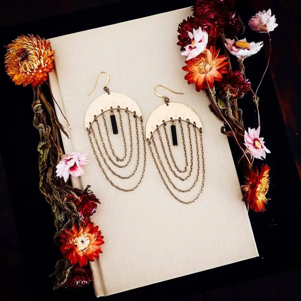 The ’Balanced Arch’ (Brass) Earrings