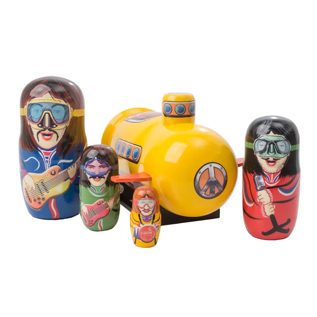 The Beatles Yellow Submarine Nesting Doll