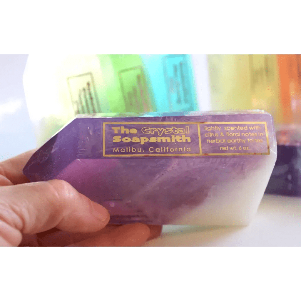 Crystal Gemstone Bar Soap by The Crystal Soapsmith
