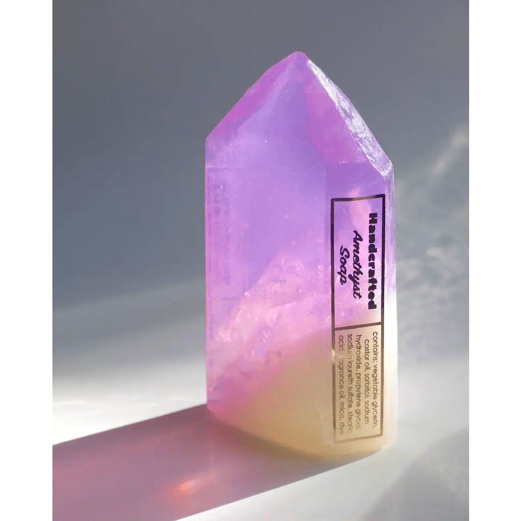 Crystal Gemstone Bar Soap by The Crystal Soapsmith