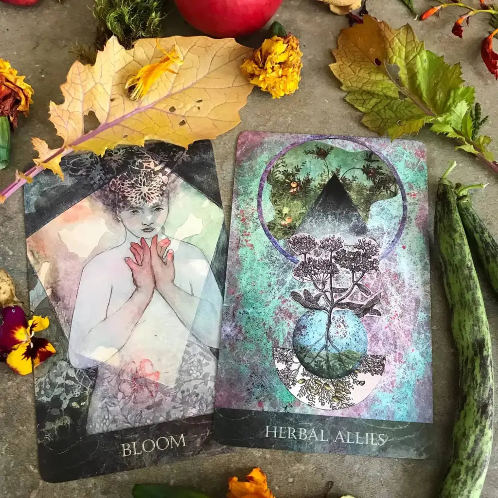 The Faceted Garden Oracle Card Deck by Claire Mack Arts