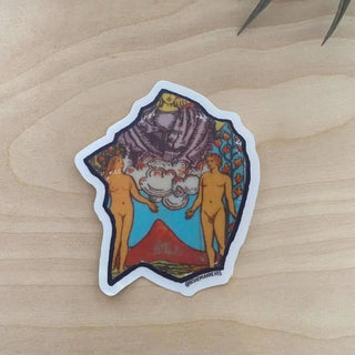 The Lovers Tarot Sticker