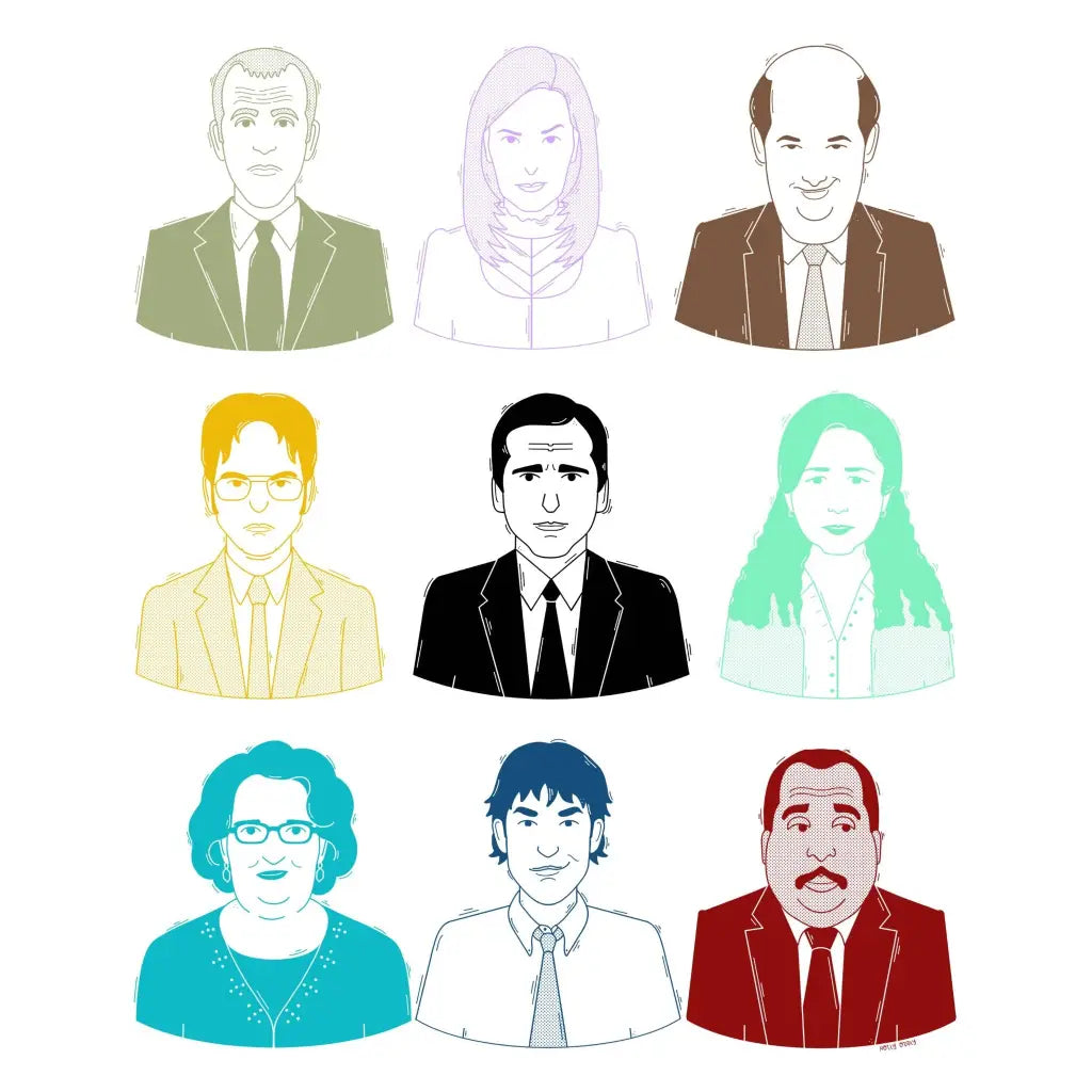 The Office Characters Print | 8x10