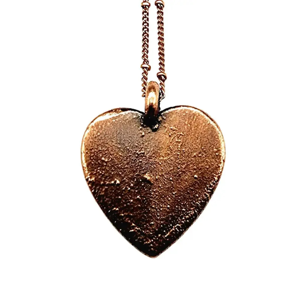 Tigers Eye Heart Necklace