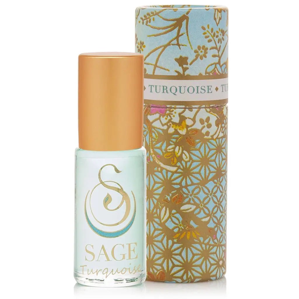 Turquoise Gemstone Perfume Oil - 1/8 oz Roll-On