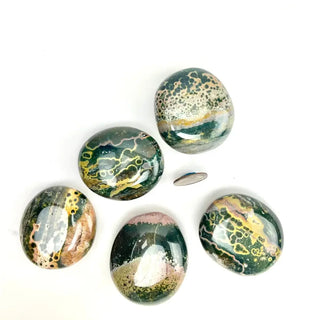 Veinless Ocean Jasper | Palm Stone