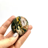 Veinless Ocean Jasper | Palm Stone