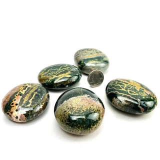 Veinless Ocean Jasper | Palm Stone