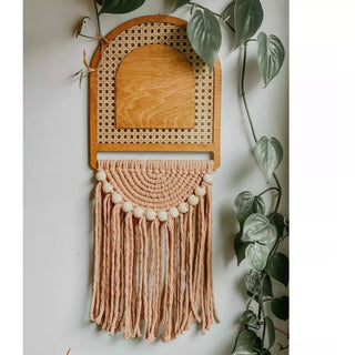 Vintage Boho Wall Hanging - Blush - Wall Decor