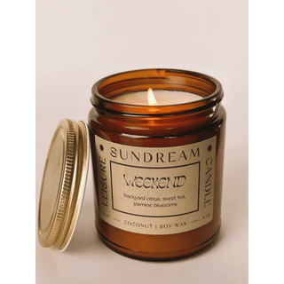 Weekend - Candle 8oz - Amber Glass Jar