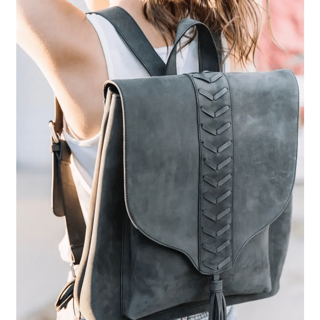 Whiskey Leather Backpack by Undercover Hippie - The Boho Depot