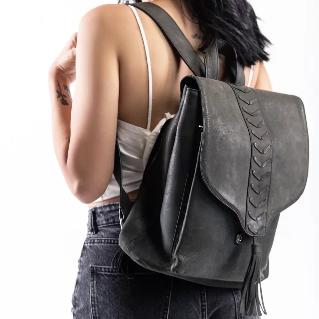 Whiskey Leather Backpack by Undercover Hippie