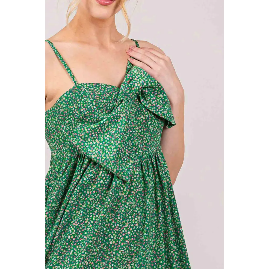 Wide Leg Bow Jumpsuit