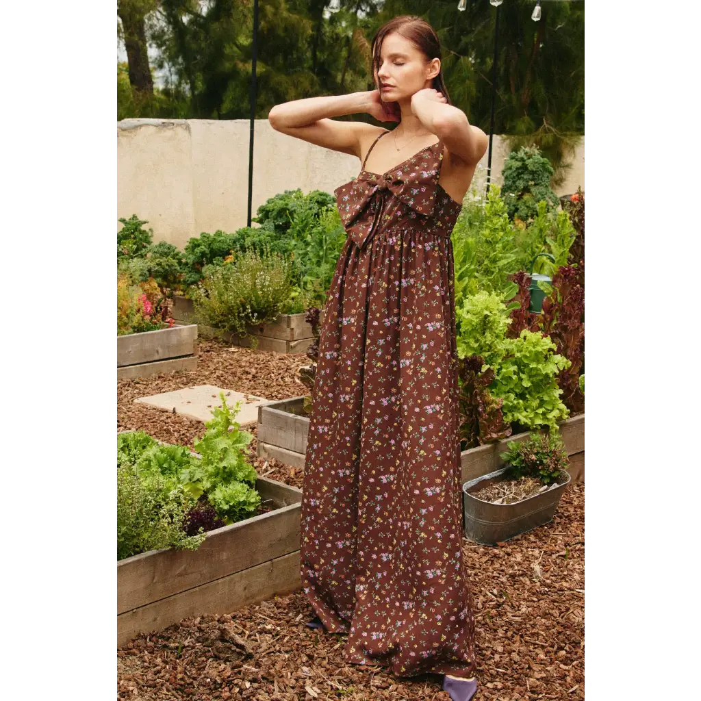 Wide Leg Bow Jumpsuit