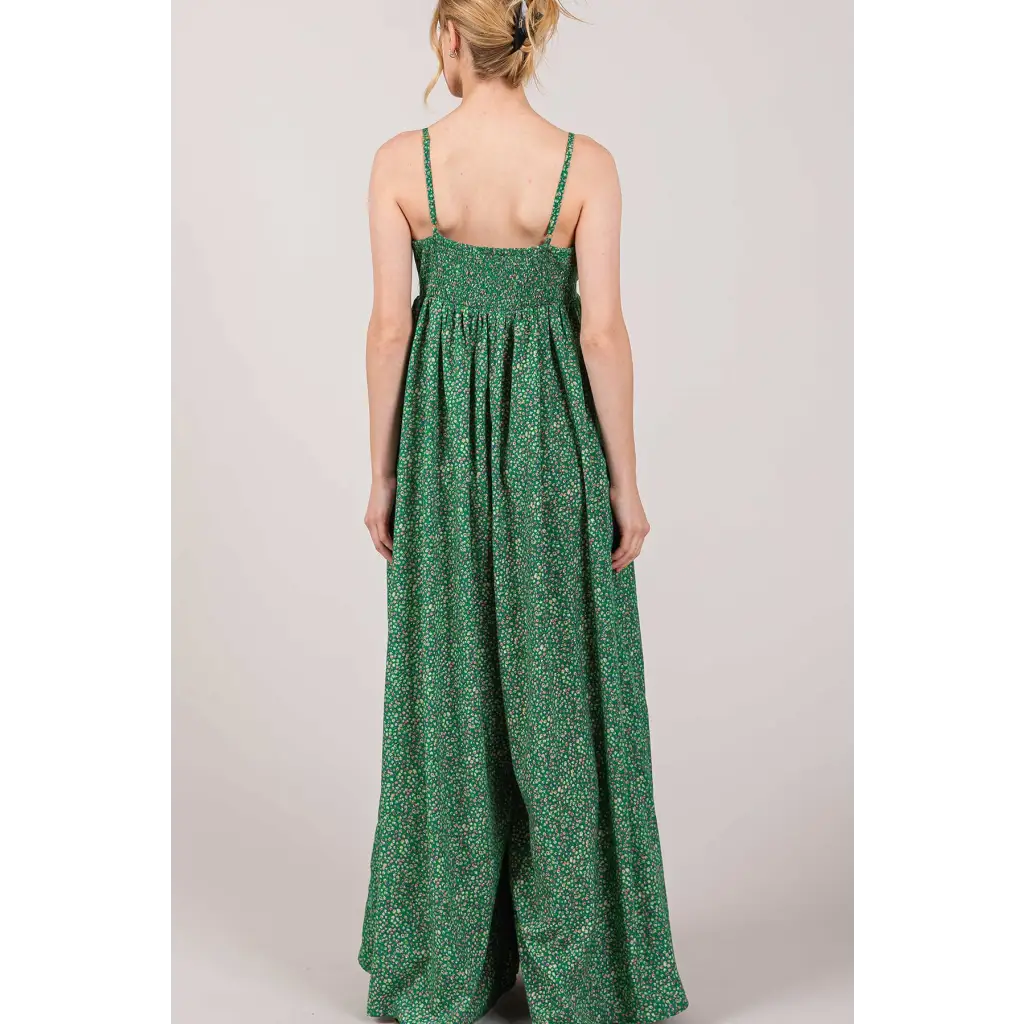 Wide Leg Bow Jumpsuit