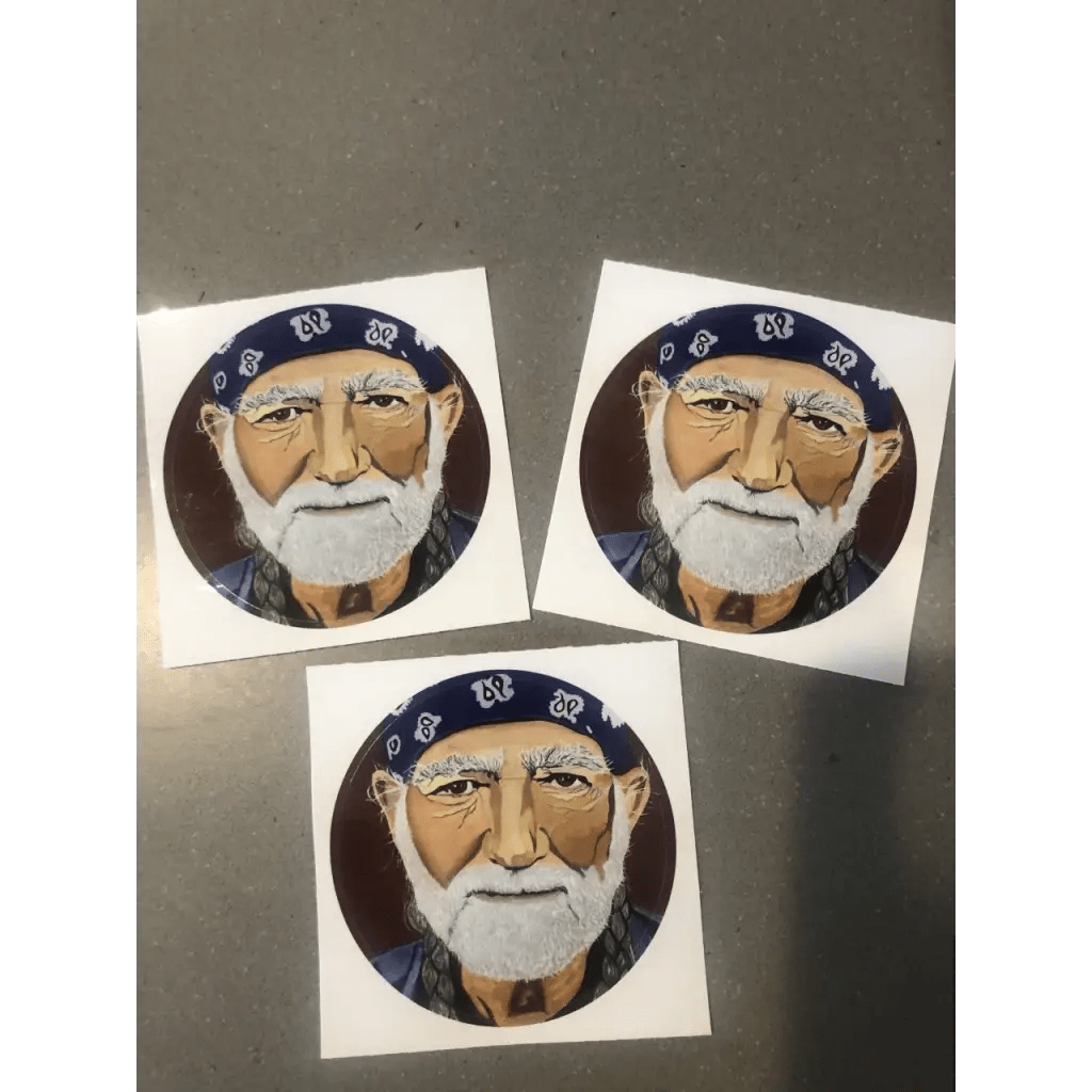 Willie Nelson Sticker