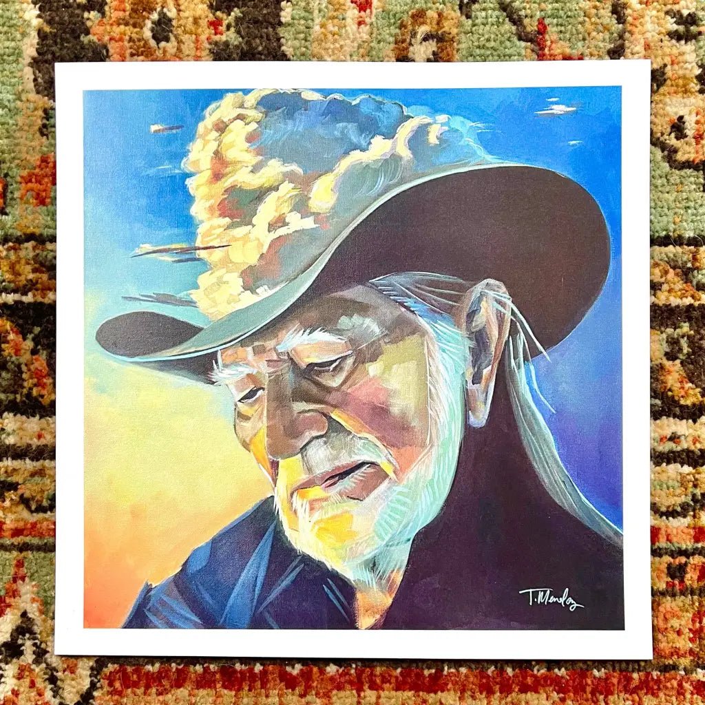 Willie Print - 10x10 - by Tyler Darling - The Boho Depot