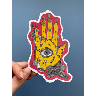 Witchy Mystical Eye Palmistry Sticker