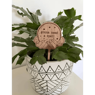 Witchy Vibes Plant Signs - Crystal ball gonna’ need a spell