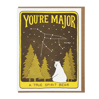 You’re Major Ursa Major Greeting Card