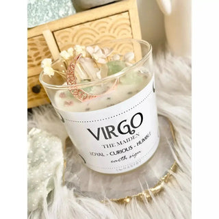 Zodiac Crystal Candle - Virgo - Candles