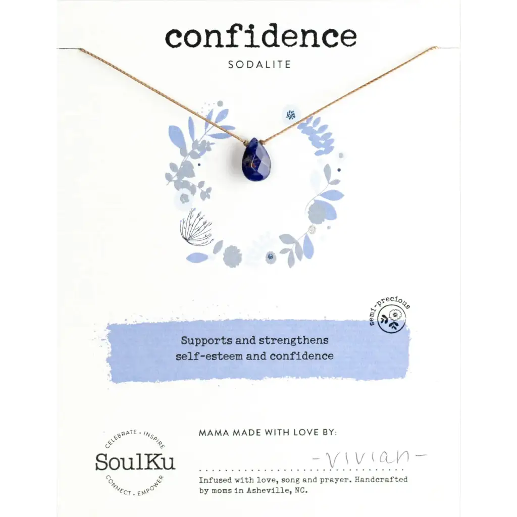 Sodalite Soul-Full of Light Necklace for Confidence